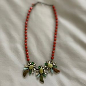 NWOT Anthropologie Beaded Statement Necklace